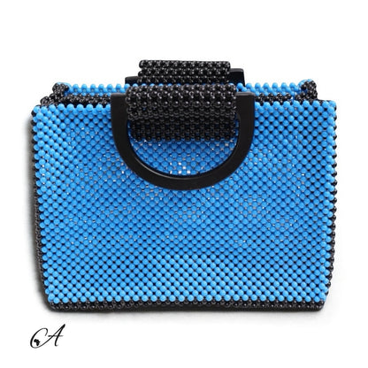 Azure Beaded Tote